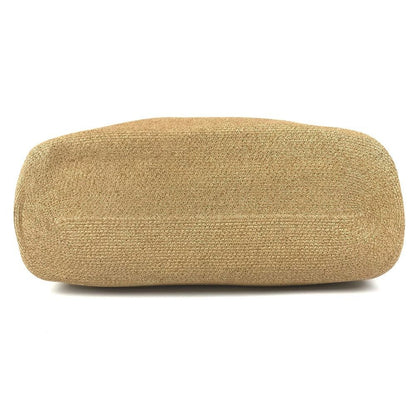 Fendi Shoulder Bag Selleria Logo Raffia Beige — view 5