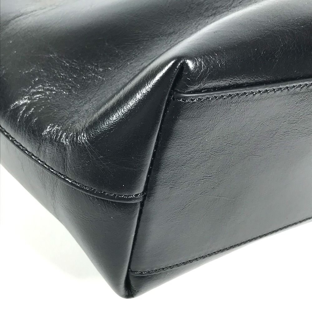 Versace Shoulder Bag Medusa Logo Leather Black — view 7