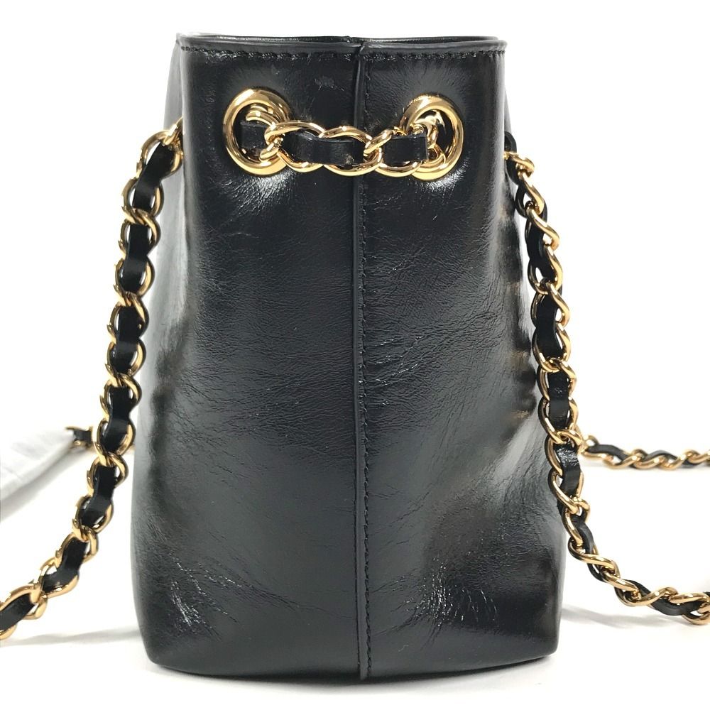 Versace Shoulder Bag Medusa Logo Leather Black — view 4