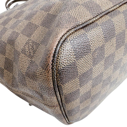 Louis Vuitton Damier Lightweight Neverfull MM Out of Print Tote Bag Brown — view 6