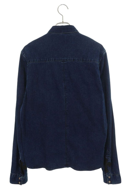 Chrome Hearts Looseends LS Loose End Sleeve Cross Patch Ball Button Denim Long — view 2