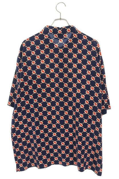 Gucci GG All Over Print Silk Short Sleeve Shirt 52 — view 2
