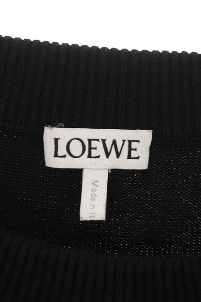 Loewe Anagram Pocket Crew Neck Knit Sweater — view 3