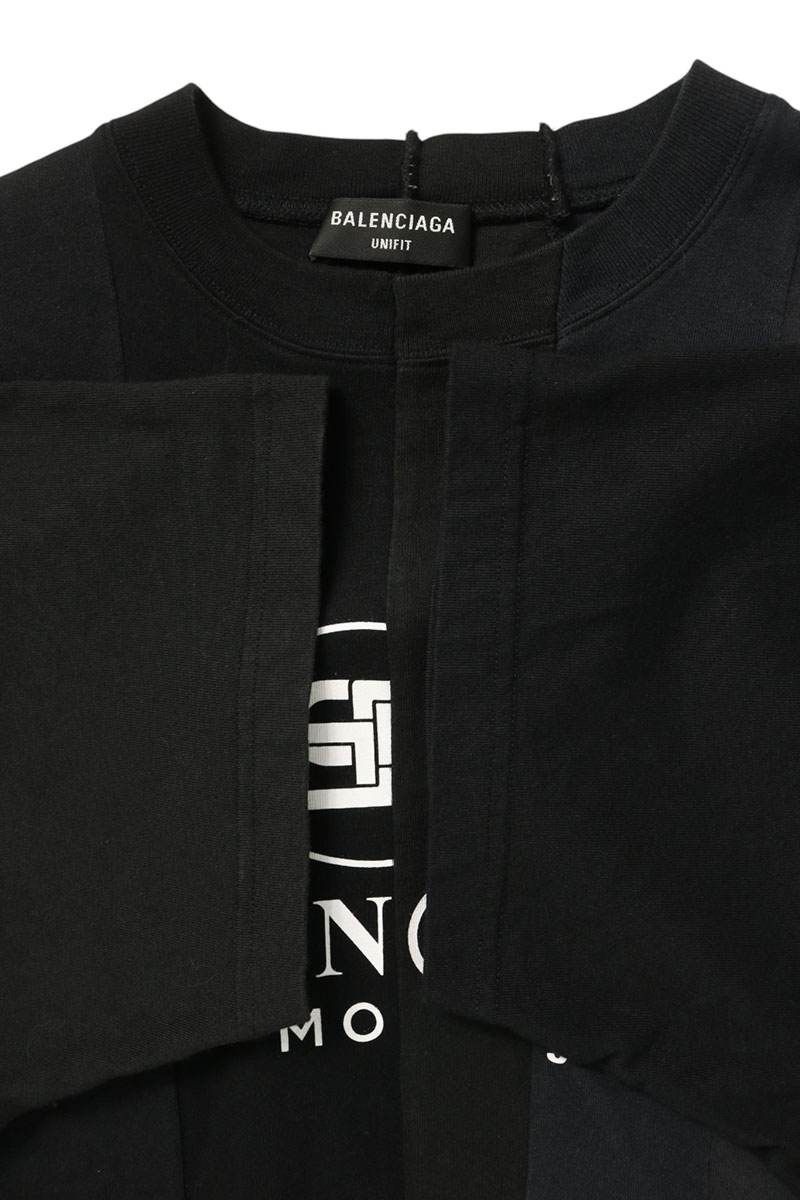 Balenciaga Reconstruction Logo Print T-Shirt — view 3