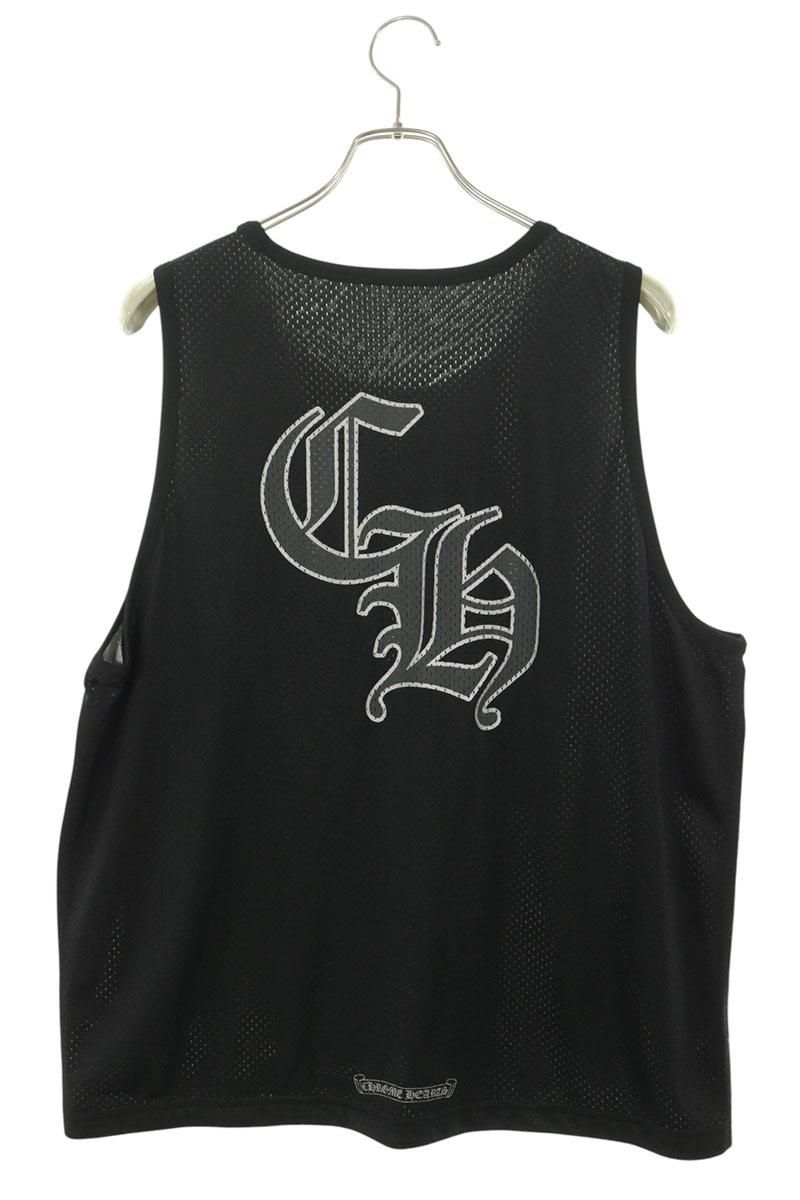 Chrome Hearts Mesh Warm Jersey Reversible CH Logo Printed Tank Top — view 2