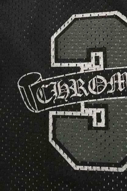 Chrome Hearts Mesh Warm Jersey Reversible CH Logo Printed Tank Top — view 5