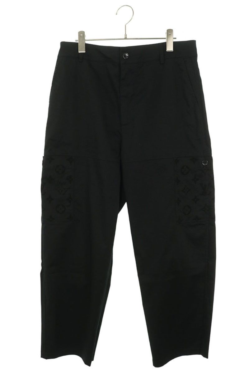 Louis Vuitton Monogram Contrast Cotton Long Pants 52