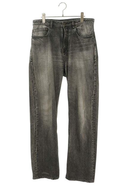 Balenciaga Medium Fit Distressed Denim Pants