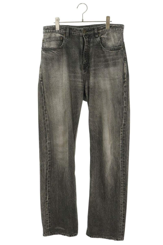 Balenciaga Medium Fit Distressed Denim Pants