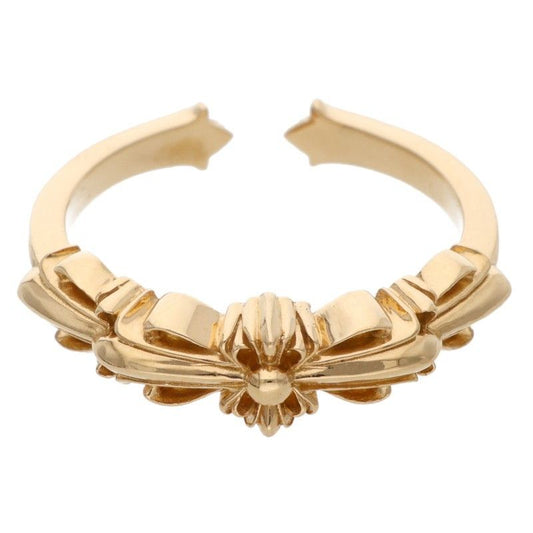 Chrome Hearts 22k Baby Classic Double Floral Gold Ring