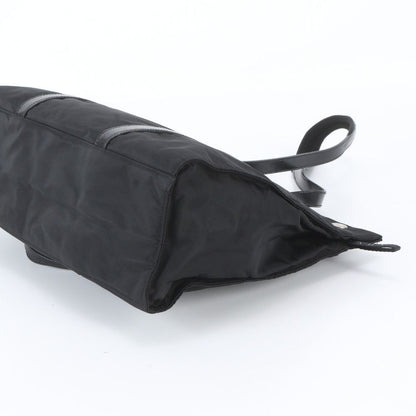 Prada Tessuto Nylon Leather Tote Bag — view 4