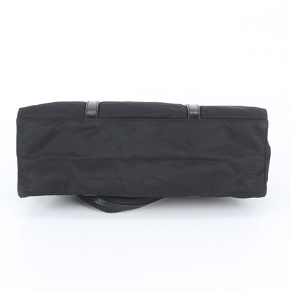 Prada Tessuto Nylon Leather Tote Bag — view 6