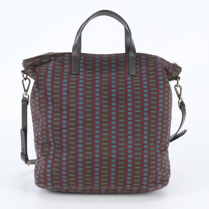 Prada Leather 2-Way Shoulder Bag Crossbody — view 4