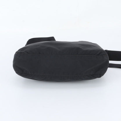 Prada Tessuto Nylon Triangle Logo Shoulder Bag Crossbody Messenger Black — view 6