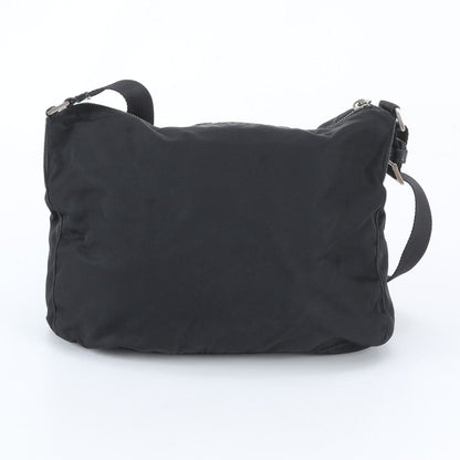 Prada Tessuto Nylon Triangle Logo Shoulder Bag Crossbody Messenger Black — view 3