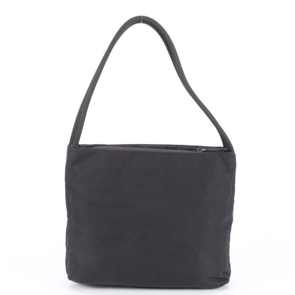 Prada Tessuto Nylon Triangle Logo Tote Bag Shoulder Black — view 3