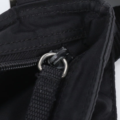 Prada Tessuto Nylon Triangle Logo Shoulder Bag Crossbody Messenger Black — view 8