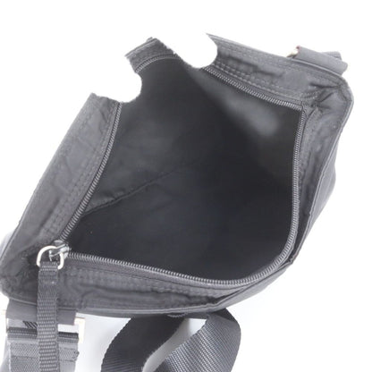 Prada Tessuto Nylon Triangle Logo Shoulder Bag Crossbody Messenger Black — view 7