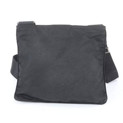 Prada Tessuto Nylon Leather Shoulder Bag Crossbody Black — view 3