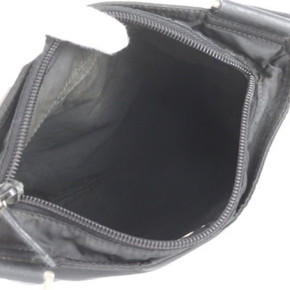 Prada Tessuto Nylon Leather Shoulder Bag Crossbody Black — view 7