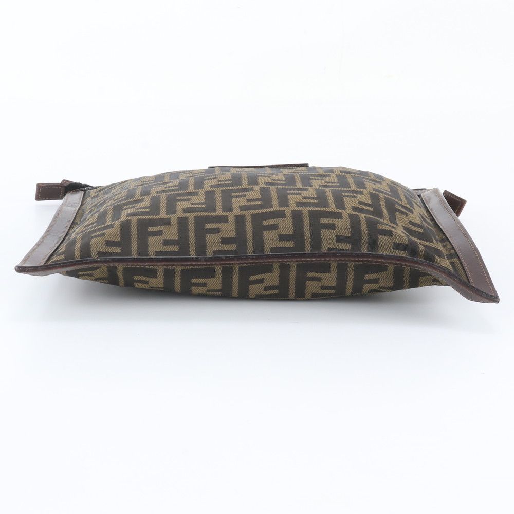 Fendi Zucca Leather Canvas Clutch Pouch Business — view 5