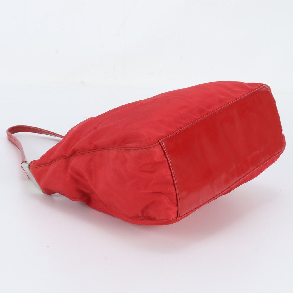 Prada Tessuto Nylon Leather Shoulder Bag — view 5