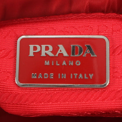 Prada Tessuto Nylon Leather Shoulder Bag — view 8