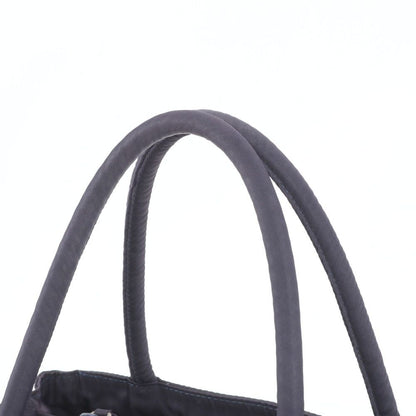 Prada Tessuto Nylon Triangle Logo Tote Bag Shoulder Hand Navy — view 2