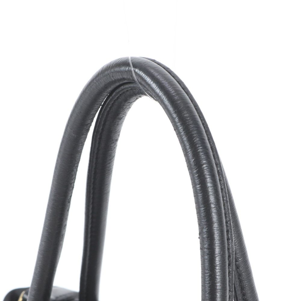 Prada Tessuto Nylon Ribbon Motif 2-Way Tote Bag Crossbody Shoulder Black — view 2