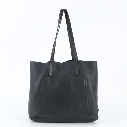 Prada Leather Tote Bag Shoulder Black — view 3