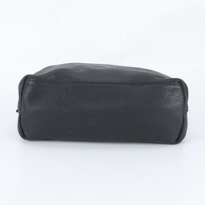 Prada Leather Tote Bag Shoulder Black — view 6