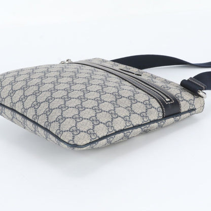 Gucci GG Supreme Leather Shoulder Bag Crossbody Messenger Business — view 4
