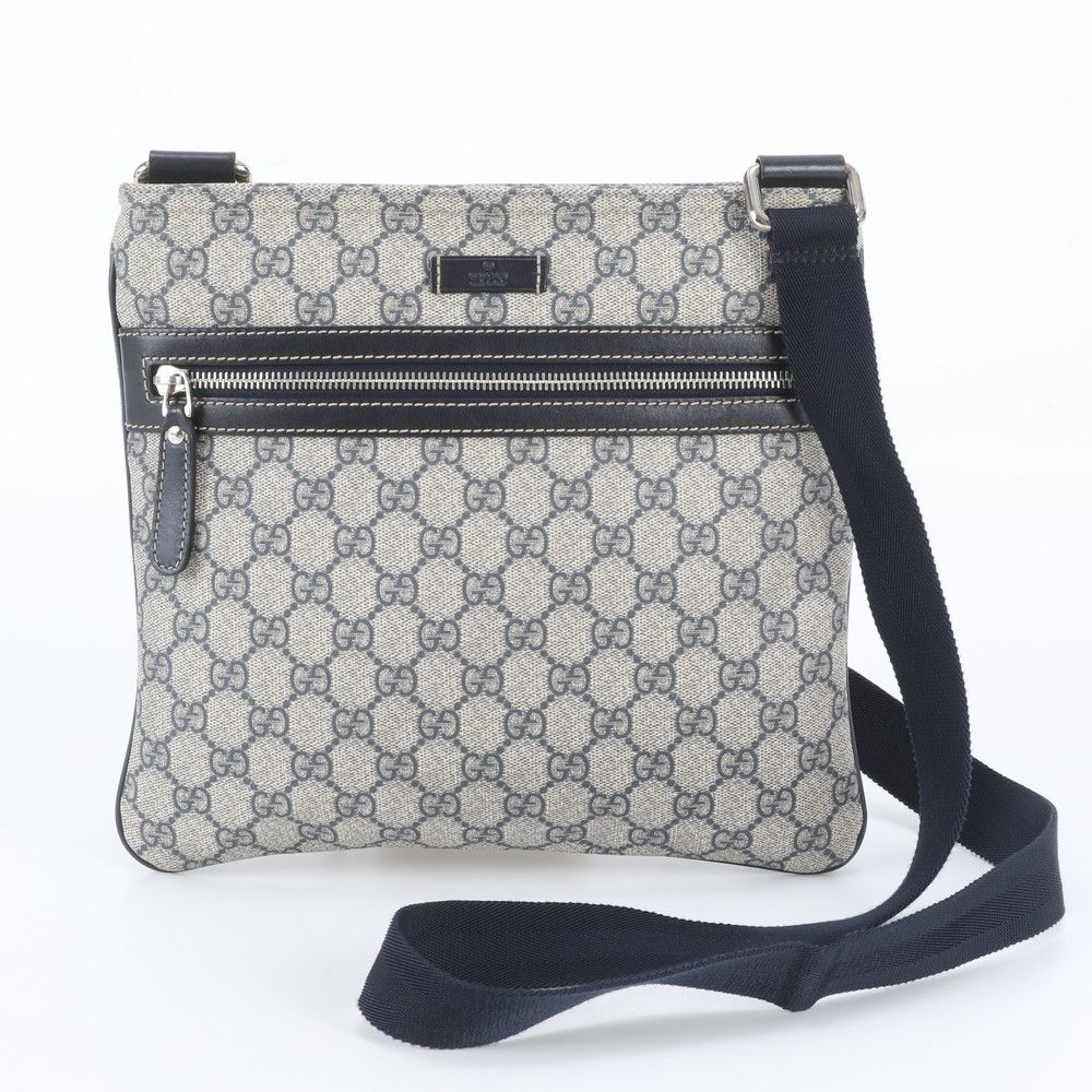 Gucci GG Supreme Leather Shoulder Bag Crossbody Messenger Business
