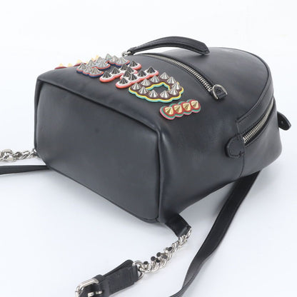 Fendi by the Way Studded Mini Backpack Leather Black — view 4