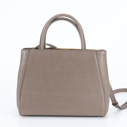 Fendi Toujours Petit Leather 2-Way Shoulder Bag Crossbody Hand — view 4