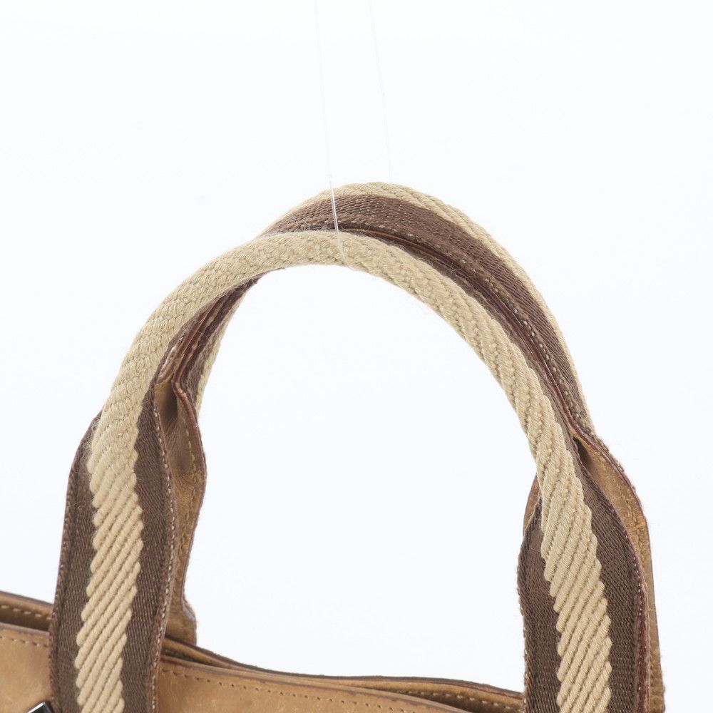 Gucci Leather Handbag Tote Brown — view 2