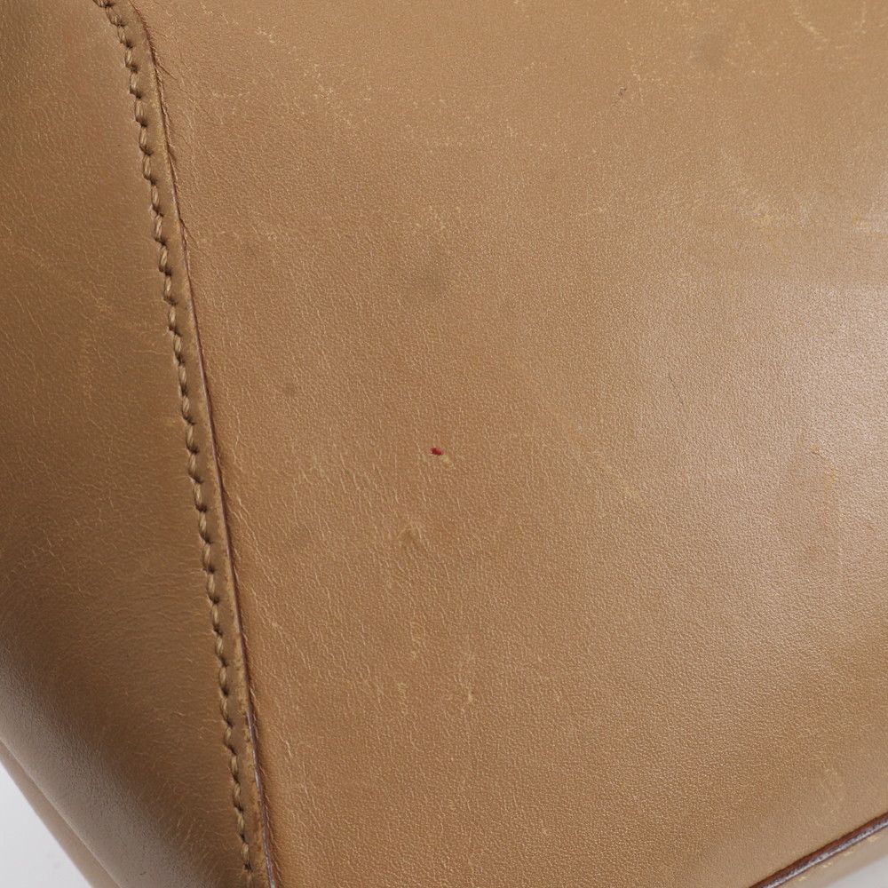 Gucci Leather Handbag Tote Brown — view 8