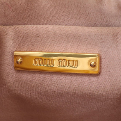 Miu Miu Crystal Bijou Leather Shoulder Bag — view 8