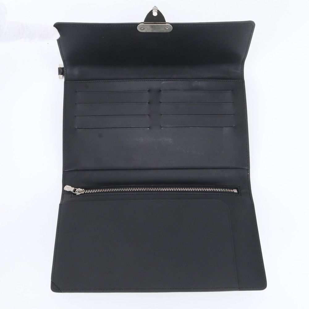 Louis Vuitton Monogram Mini Glace Anushka Leather Clutch — view 7