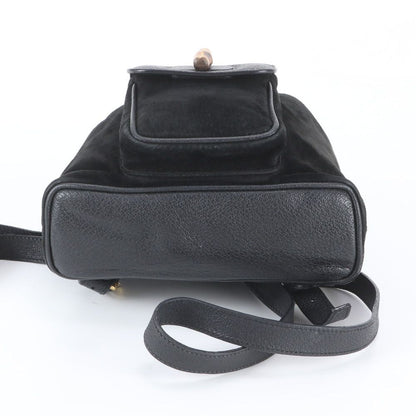 Gucci Bamboo Leather Backpack Black — view 6