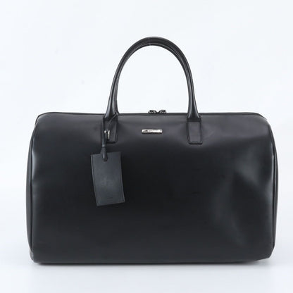Gucci Leather Boston Bag Tote Carry Black
