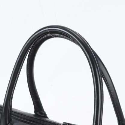 Gucci Leather Boston Bag Tote Carry Black — view 2