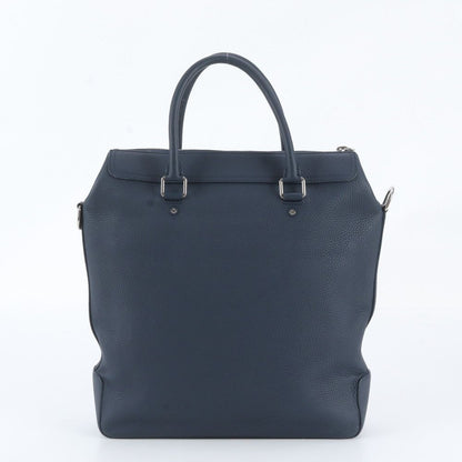 Louis Vuitton Greenwich Zipped Tote Bag Cuir Taurillon Leather Marine — view 3