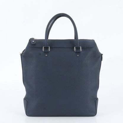 Louis Vuitton Greenwich Zipped Tote Bag Cuir Taurillon Leather Marine