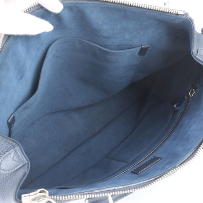 Louis Vuitton Greenwich Zipped Tote Bag Cuir Taurillon Leather Marine — view 7