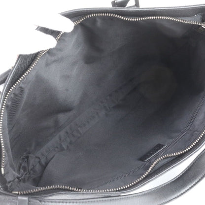 Gucci GG Canvas Leather 2-Way Tote Bag Shoulder Business Black — view 8