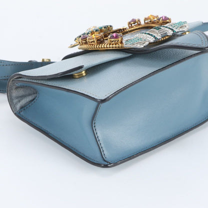 Miu Miu Bijou Buckle Leather Shoulder Bag — view 5