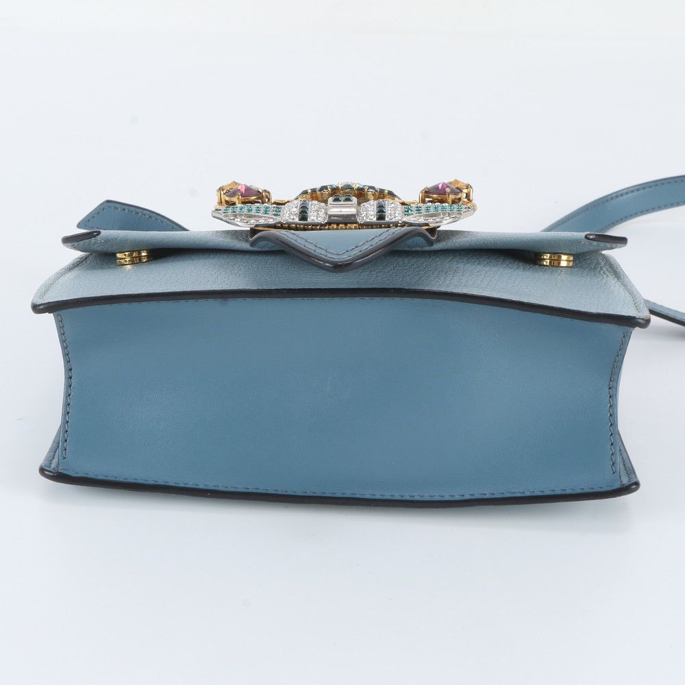 Miu Miu Bijou Buckle Leather Shoulder Bag — view 6