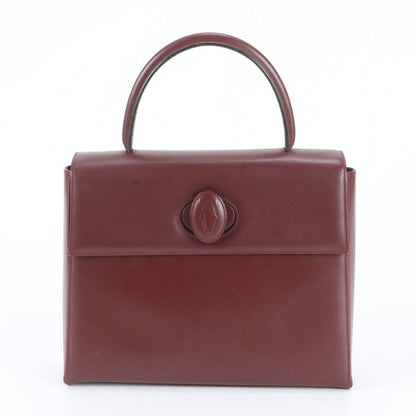 Cartier Must Line Bordeaux Leather Handbag