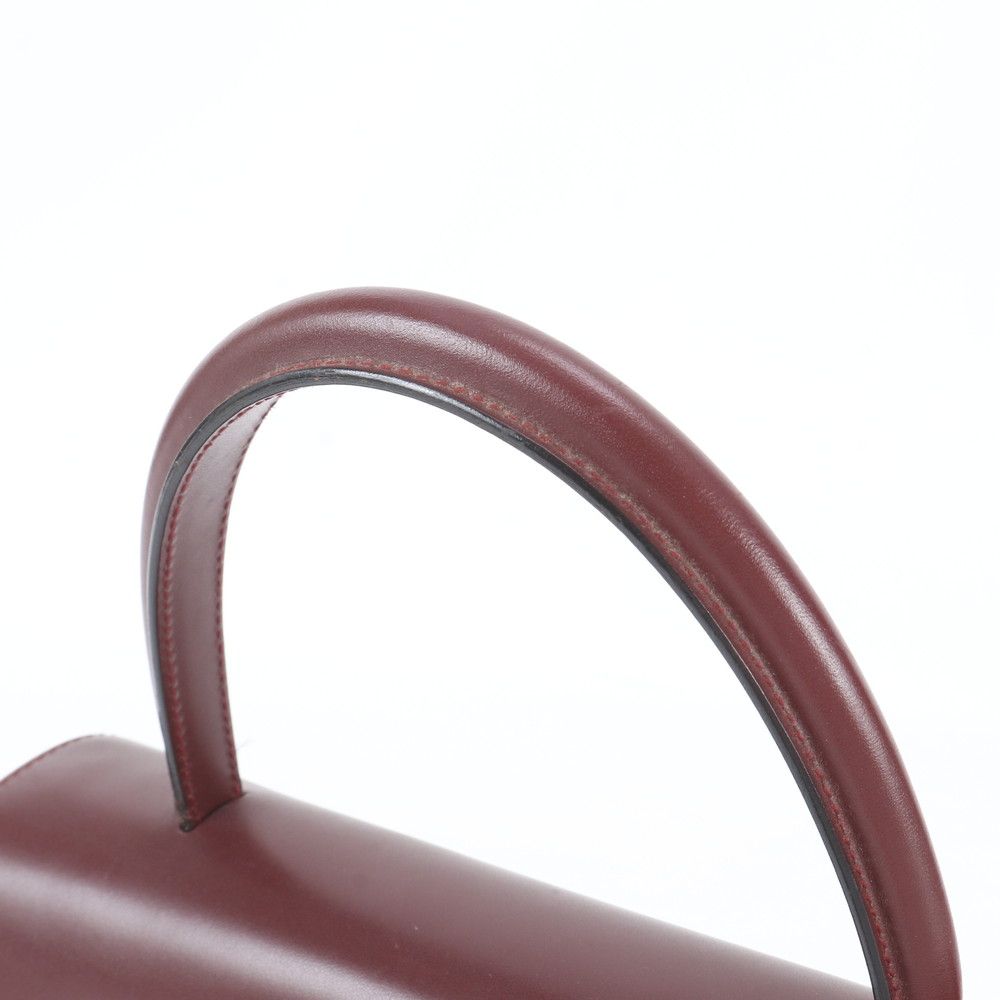 Cartier Must Line Bordeaux Leather Handbag — view 2